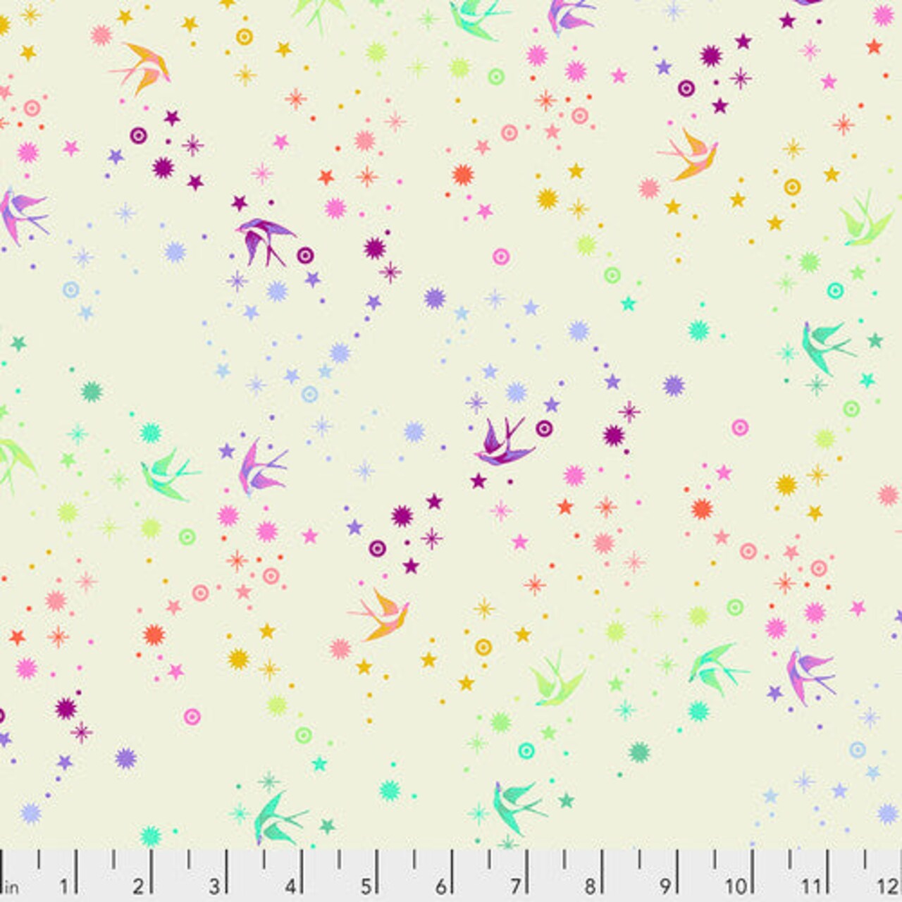 Fabric FreeSpirit Tula Pink Cotton Candy Fairy Dust by the Quarter Yard PWTP133.COTTONCANDY